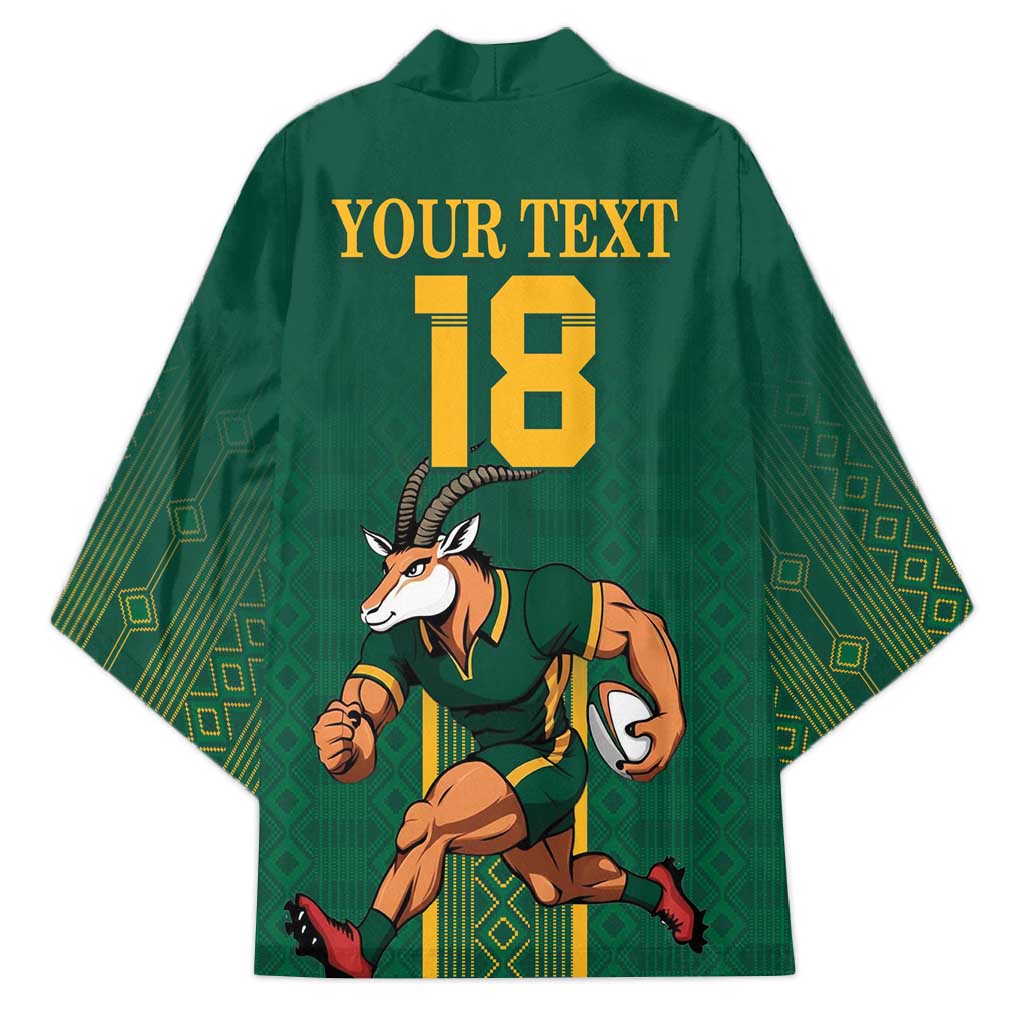 Custom South Africa Rugby Kimono Go Springboks - African Pride