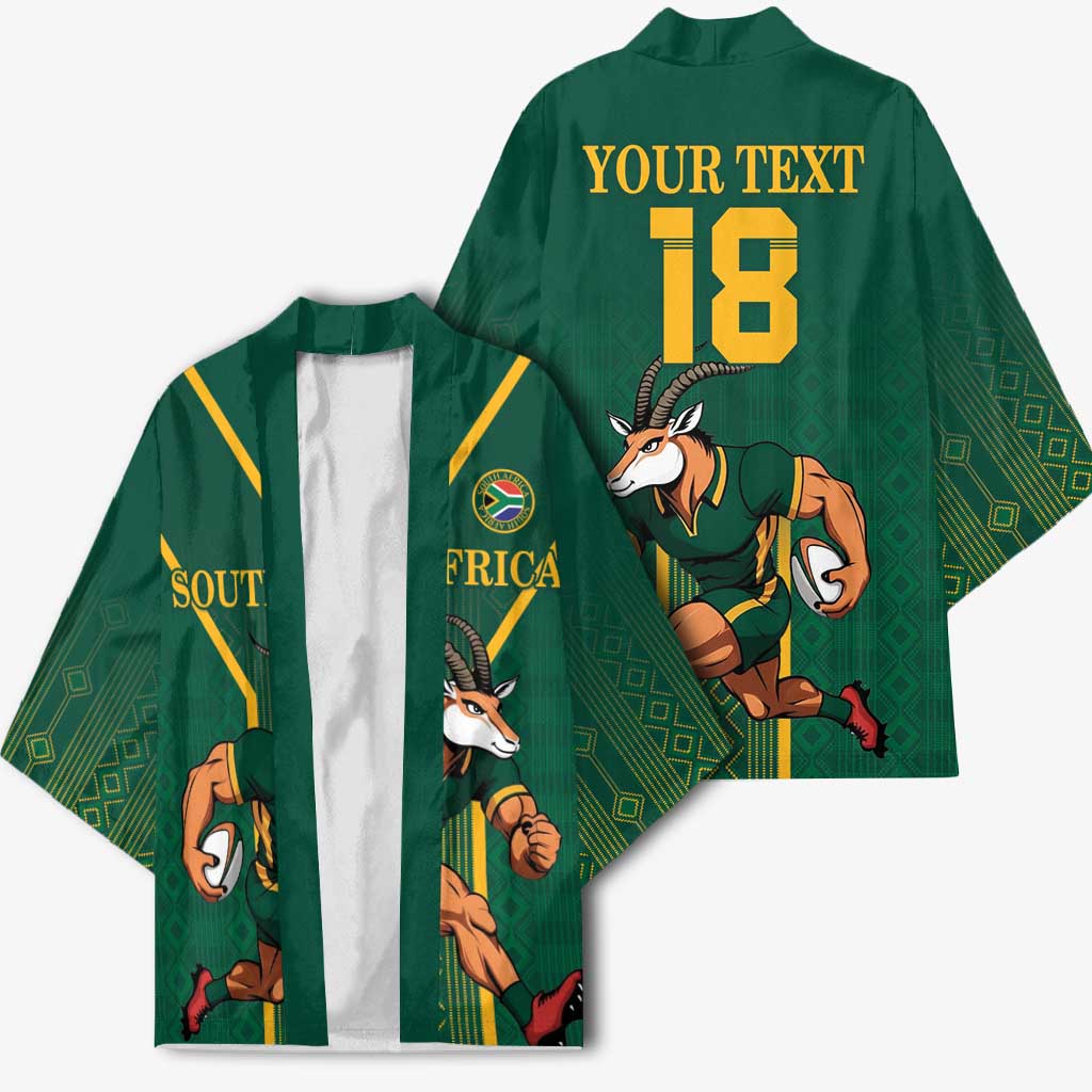 Custom South Africa Rugby Kimono Go Springboks - African Pride