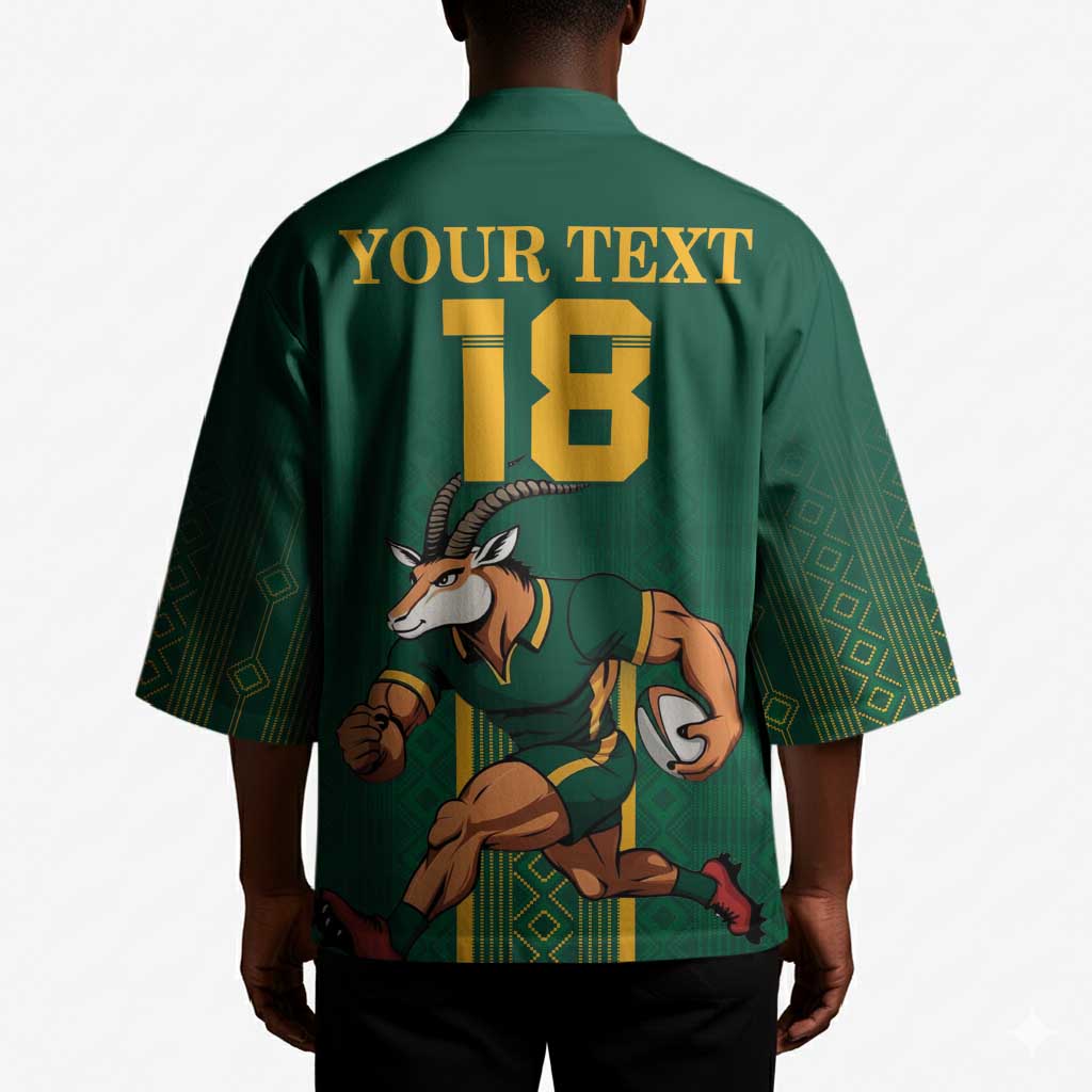 Custom South Africa Rugby Kimono Go Springboks - African Pride