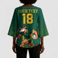 Custom South Africa Rugby Kimono Sleeve Blouse Go Springboks - African Pride
