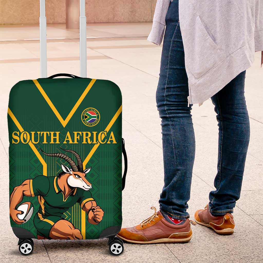 South Africa Rugby Luggage Cover Go Springboks - African Pride