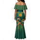Custom South Africa Rugby Mermaid Dress Go Springboks LT18