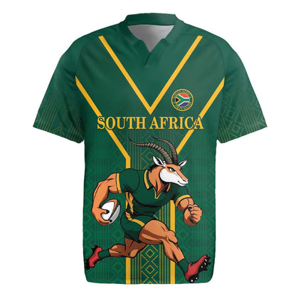 Custom South Africa Rugby Rugby Jersey Go Springboks LT18