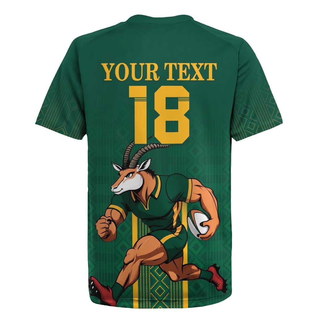 Custom South Africa Rugby Rugby Jersey Go Springboks LT18