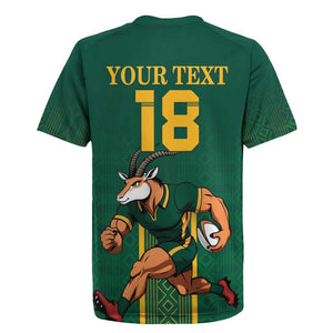 Custom South Africa Rugby Rugby Jersey Go Springboks LT18