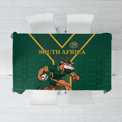 South Africa Rugby Tablecloth Go Springboks - African Pride