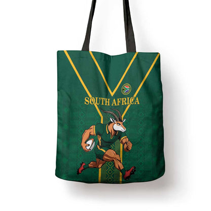 South Africa Rugby Tote Bag Go Springboks - African Pride