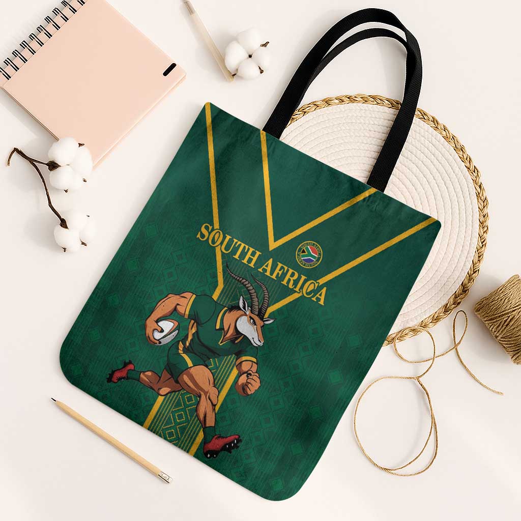 South Africa Rugby Tote Bag Go Springboks - African Pride