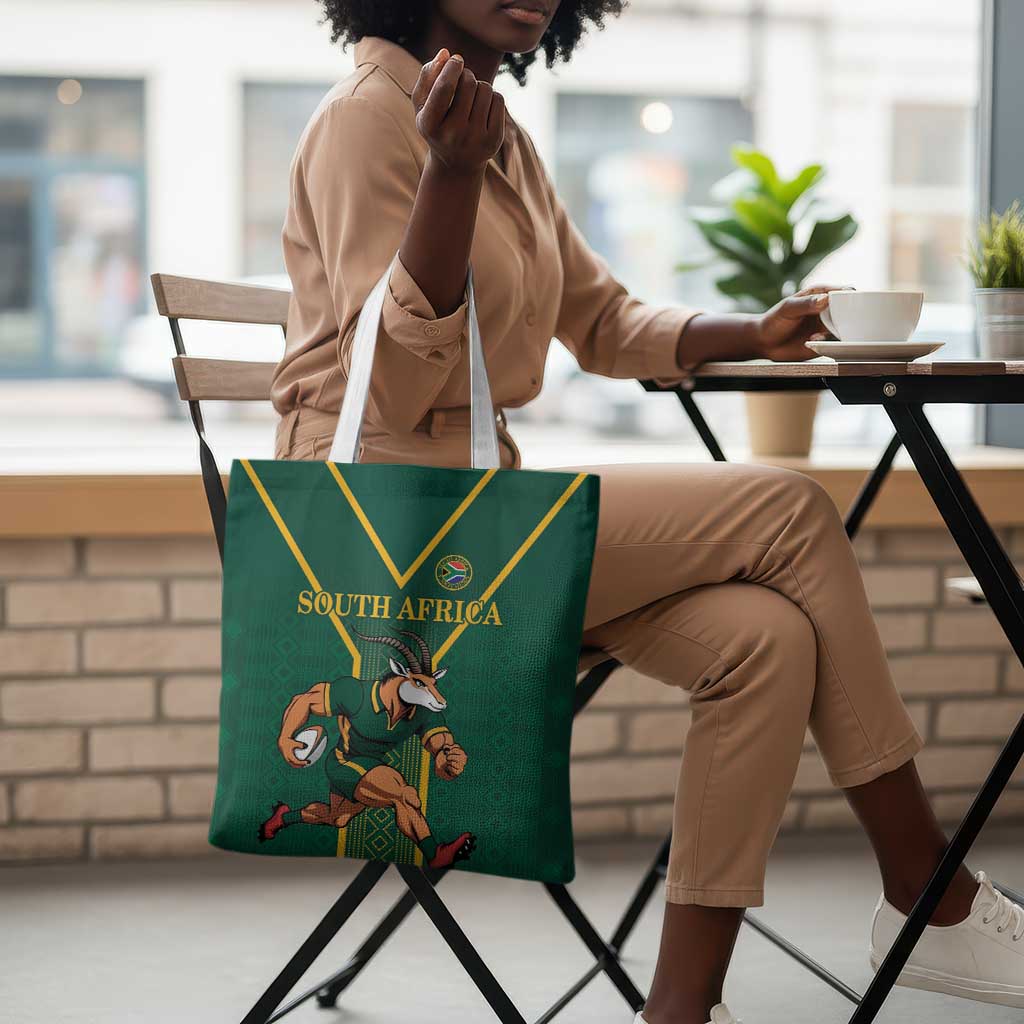 South Africa Rugby Tote Bag Go Springboks - African Pride