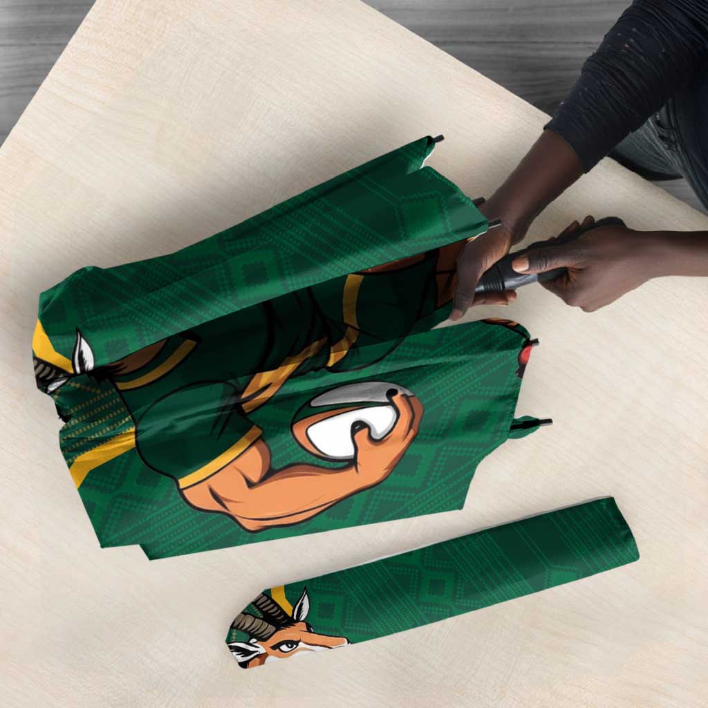 South Africa Rugby Umbrella Go Springboks - African Pride