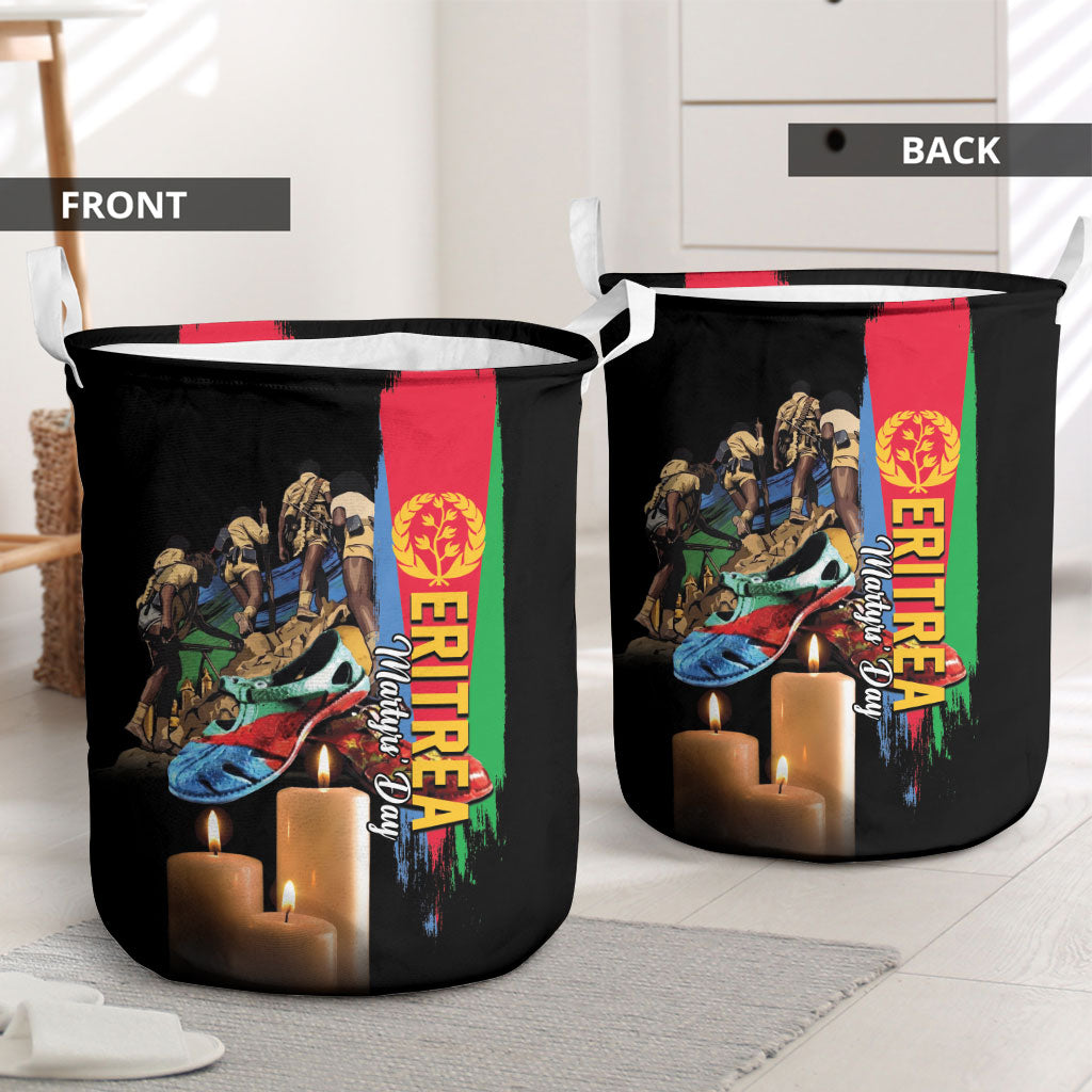 Eritrea Martyrs Day Laundry Basket Honoring the Fallen
