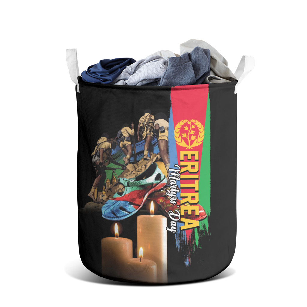 Eritrea Martyrs Day Laundry Basket Honoring the Fallen