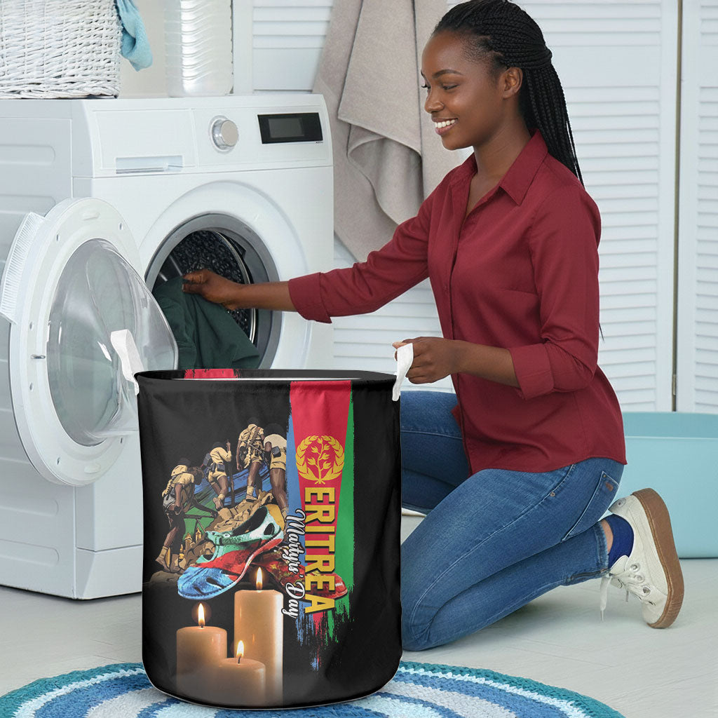 Eritrea Martyrs Day Laundry Basket Honoring the Fallen