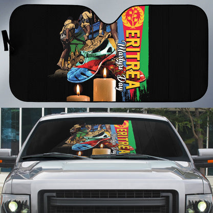Eritrea Martyrs Day Auto Sun Shade Honoring the Fallen