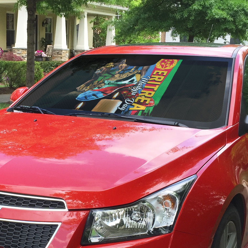 Eritrea Martyrs Day Auto Sun Shade Honoring the Fallen