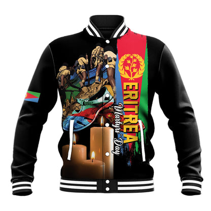 Personalized Eritrea Martyrs Day Baseball Jacket Honoring the Fallen