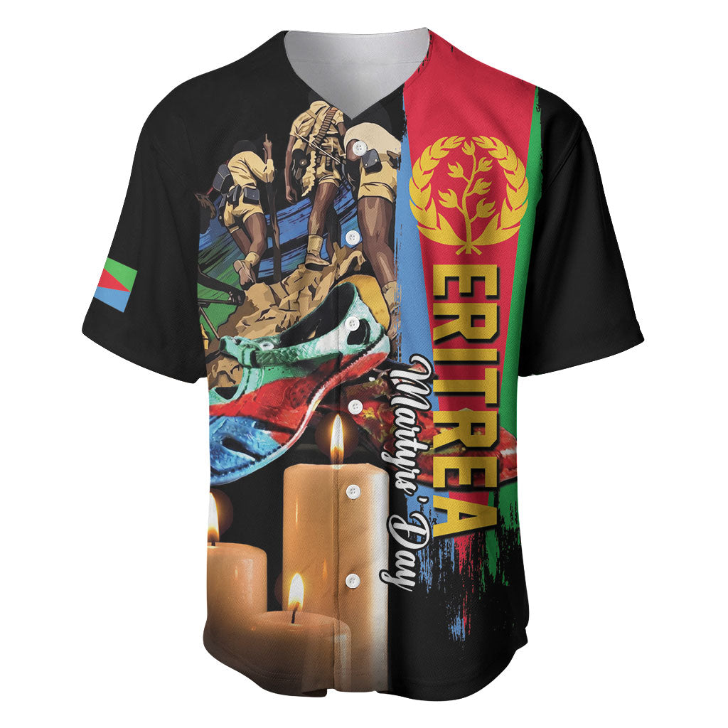 Personalized Eritrea Martyrs Day Baseball Jersey Honoring the Fallen