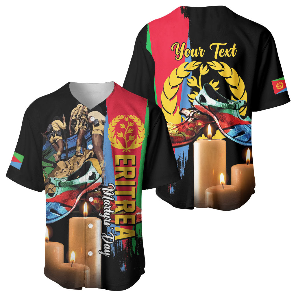 Personalized Eritrea Martyrs Day Baseball Jersey Honoring the Fallen
