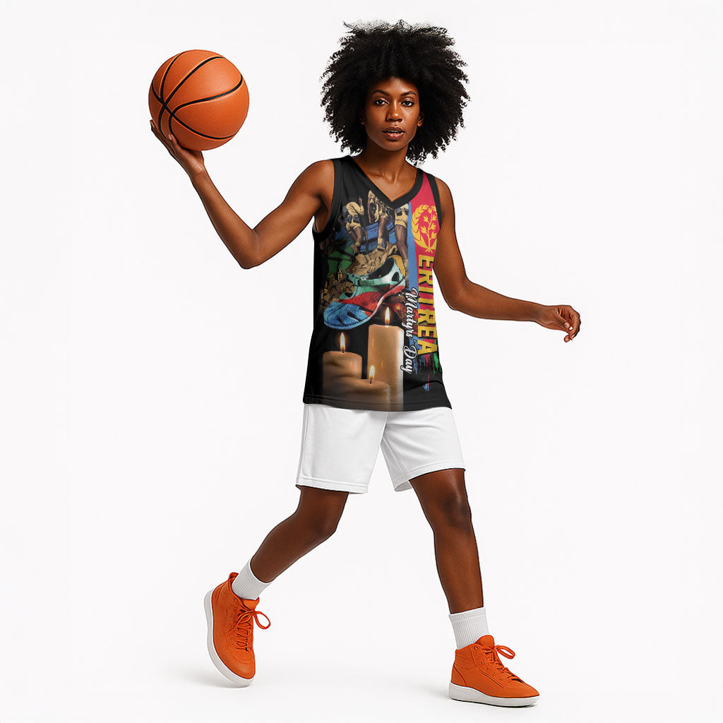 Personalized Eritrea Martyrs Day Basketball Jersey Honoring the Fallen