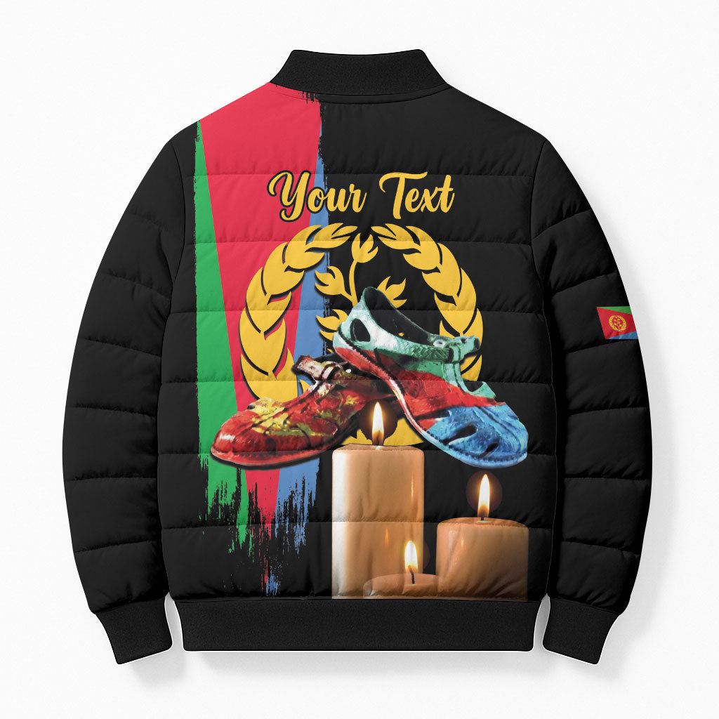 Personalized Eritrea Martyrs Day Bomber Puffer Jacket Honoring the Fallen