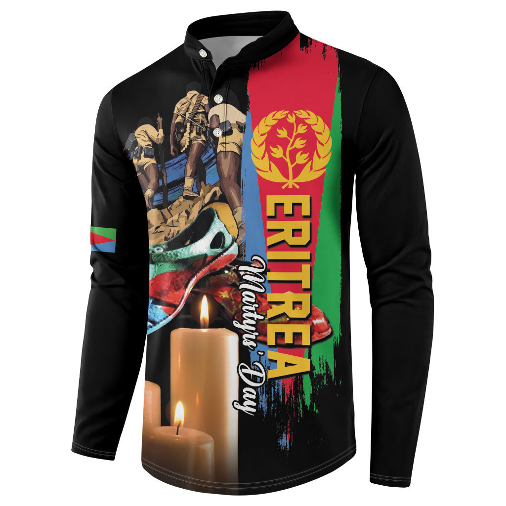 Personalized Eritrea Martyrs Day Button Sweatshirt Honoring the Fallen