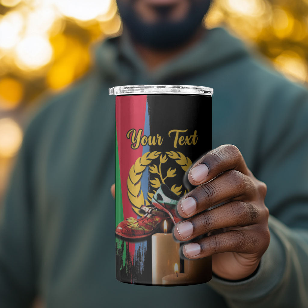 Personalized Eritrea Martyrs Day 4 in 1 Can Cooler Tumbler Honoring the Fallen