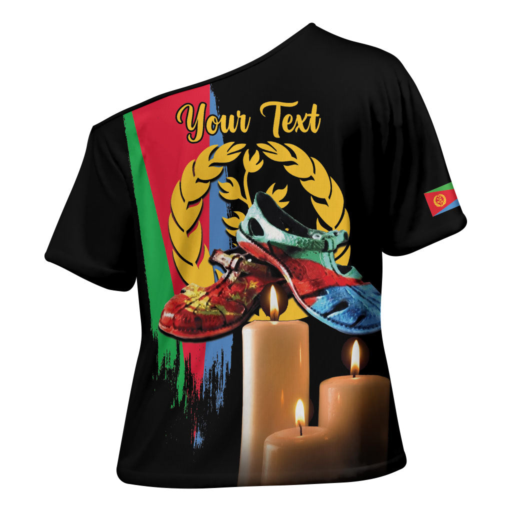Personalized Eritrea Martyrs Day Cross Shoulder Shirt Honoring the Fallen