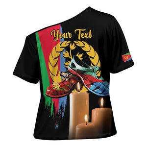 Personalized Eritrea Martyrs Day Cross Shoulder Shirt Honoring the Fallen
