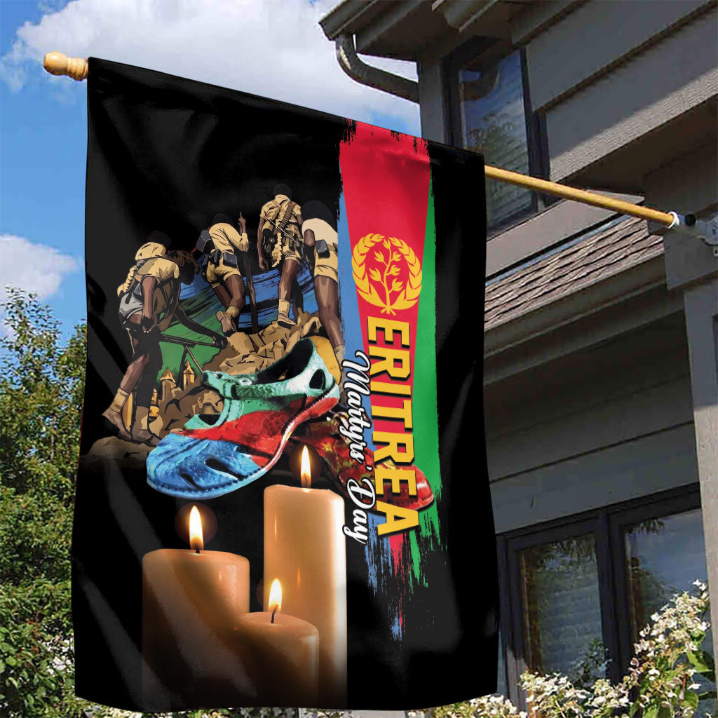 Eritrea Martyrs Day Garden Flag Honoring the Fallen