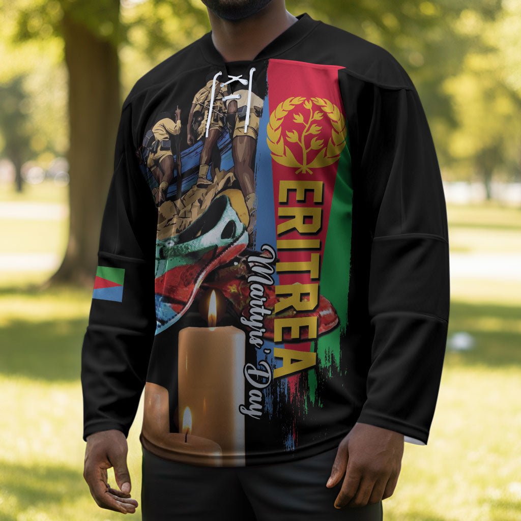 Personalized Eritrea Martyrs Day Hockey Jersey Honoring the Fallen