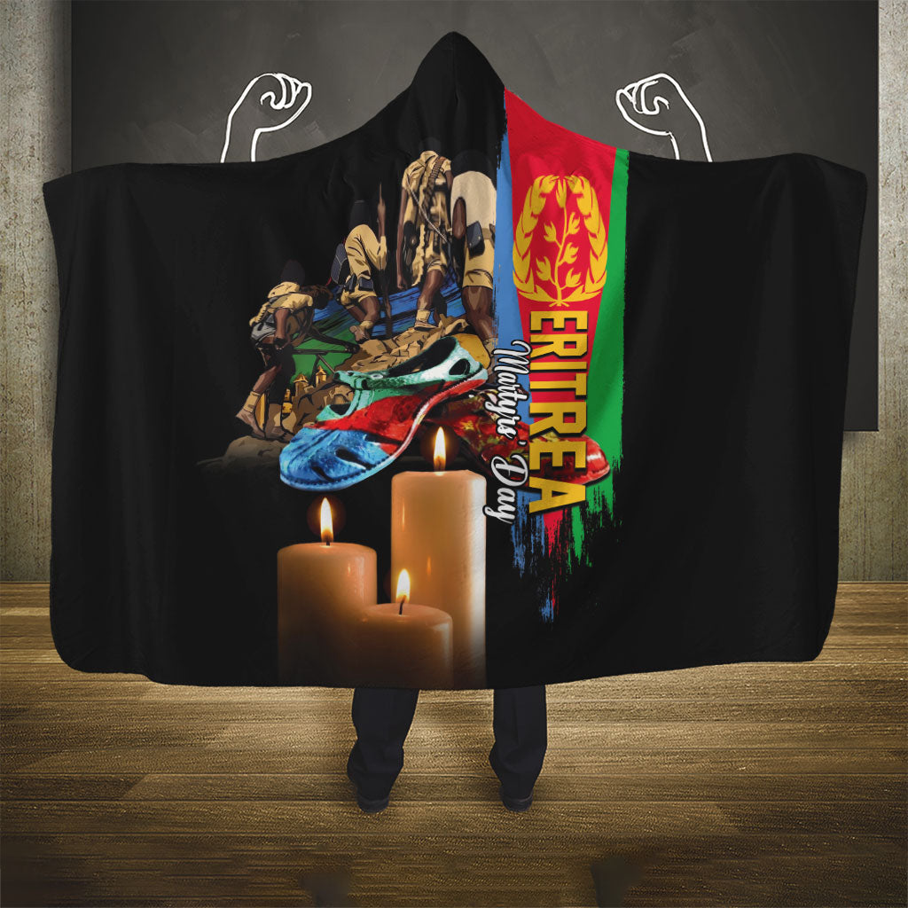 Eritrea Martyrs Day Hooded Blanket Honoring the Fallen
