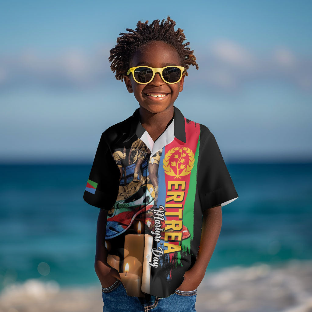 Personalized Eritrea Martyrs Day Kid Hawaiian Shirt Honoring the Fallen