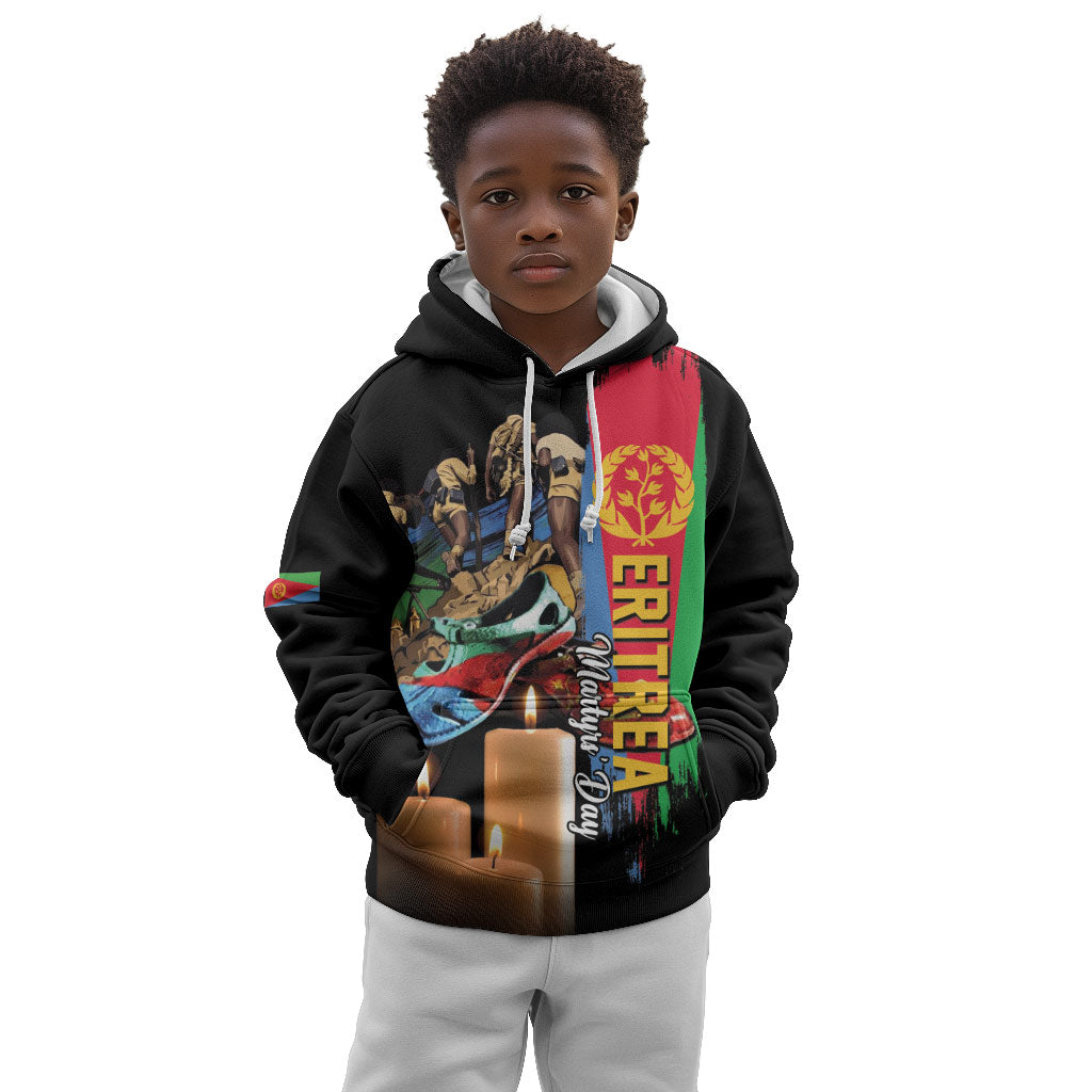 Personalized Eritrea Martyrs Day Kid Hoodie Honoring the Fallen
