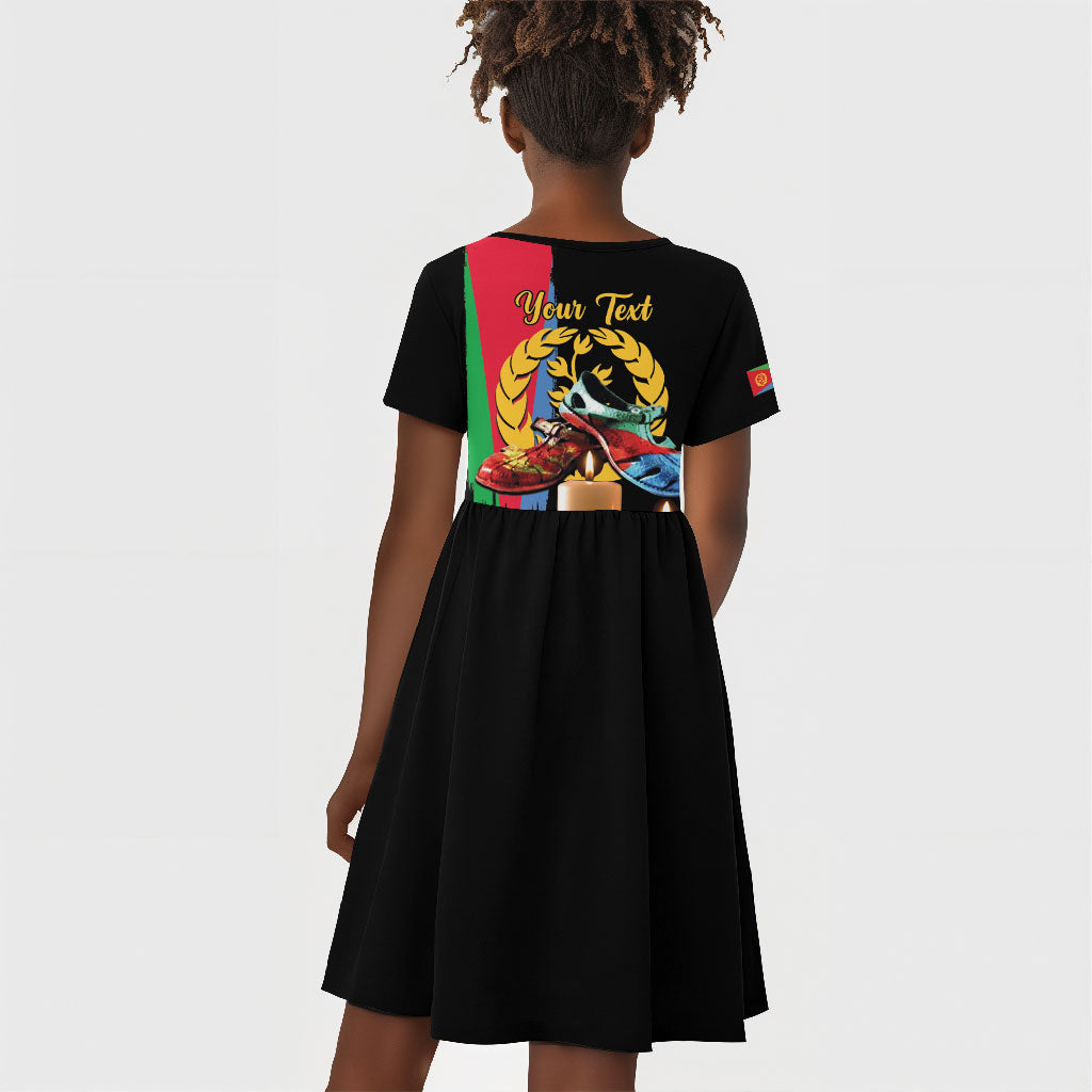 Personalized Eritrea Martyrs Day Kid Short Sleeve Dress Honoring the Fallen