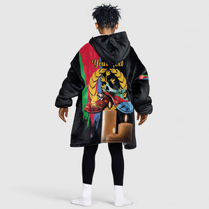 Personalized Eritrea Martyrs Day Kid Wearable Blanket Hoodie Honoring the Fallen
