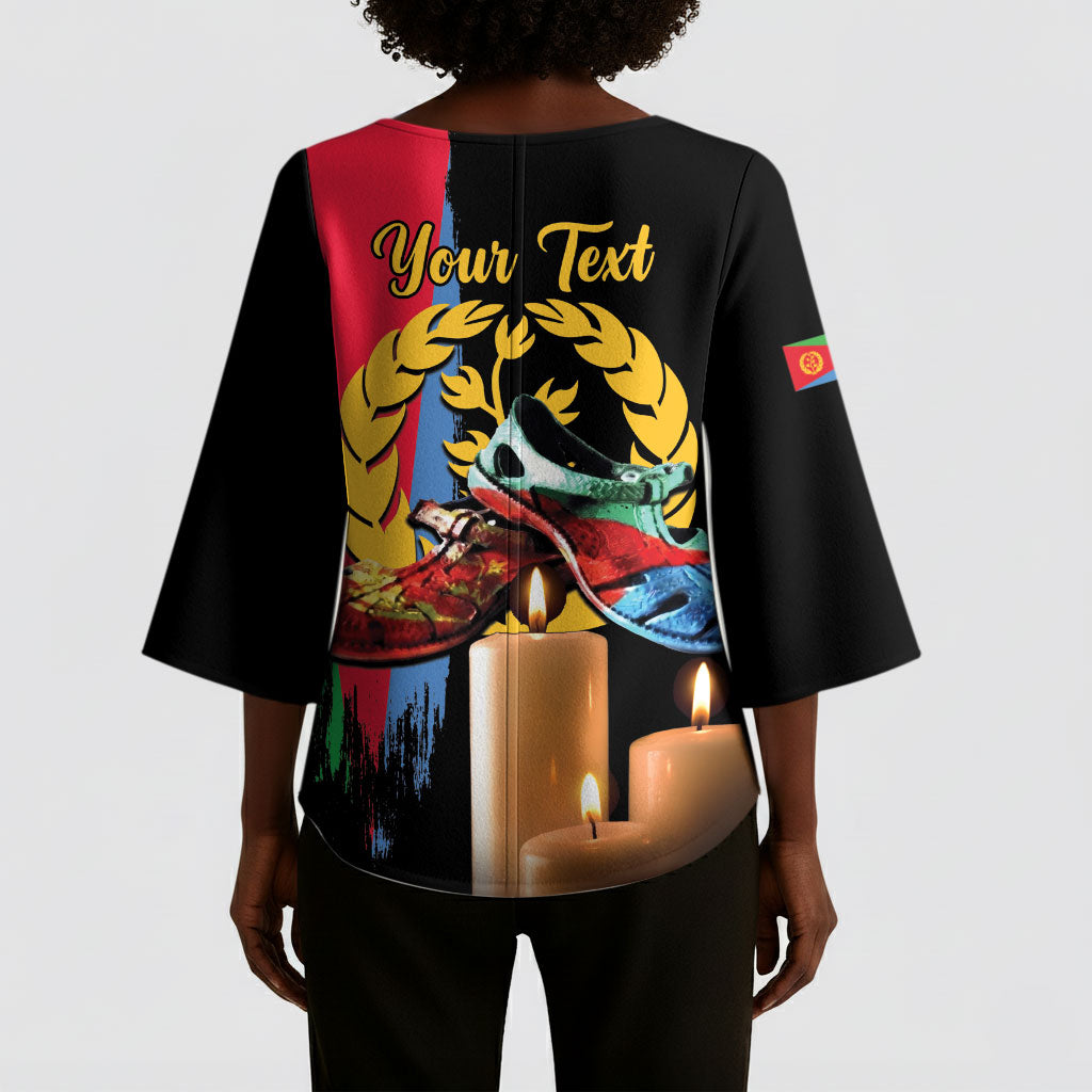 Personalized Eritrea Martyrs Day Kimono Sleeve Blouse Honoring the Fallen