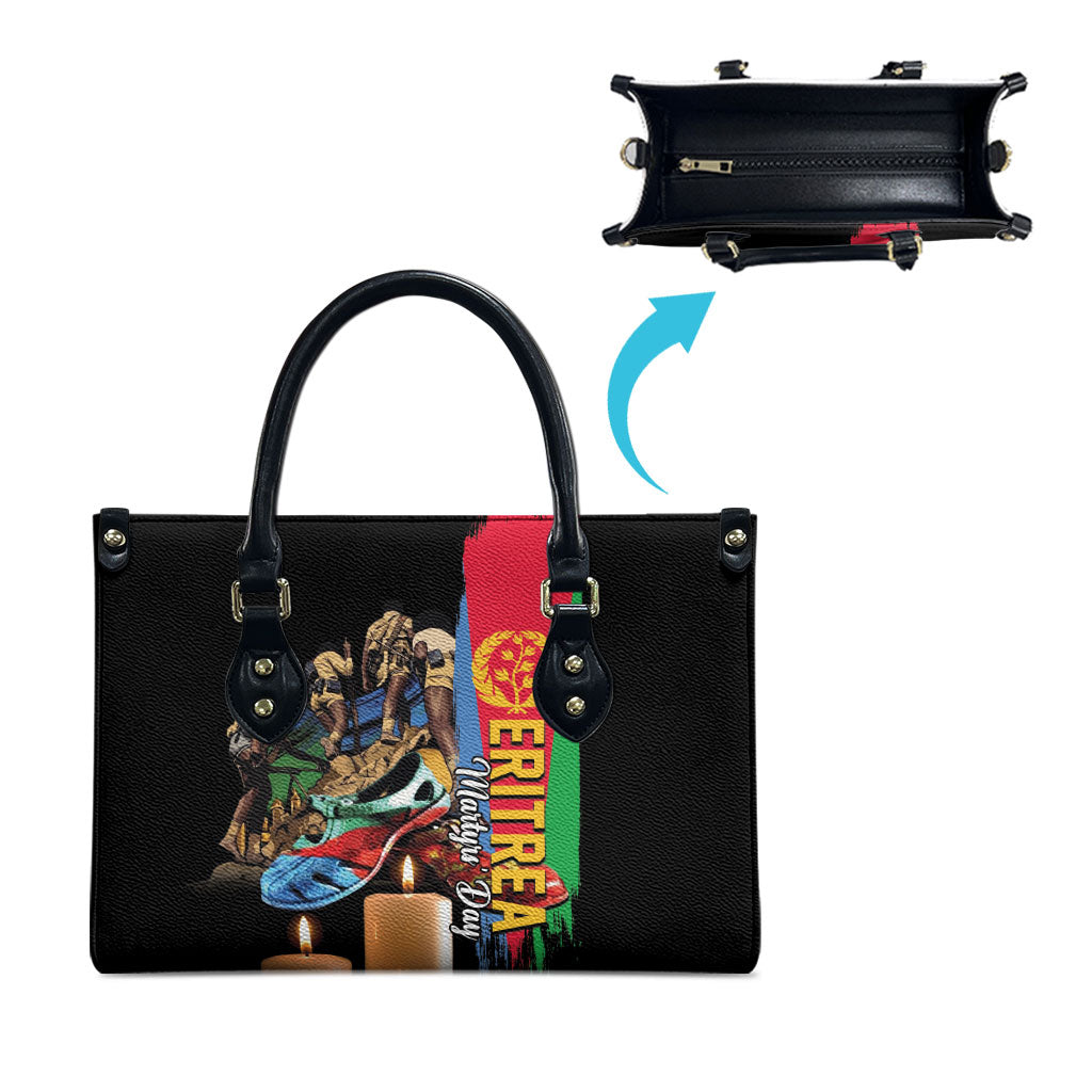 Eritrea Martyrs Day Leather Bag Honoring the Fallen