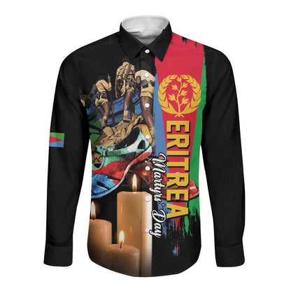 Personalized Eritrea Martyrs Day Long Sleeve Button Shirt Honoring the Fallen