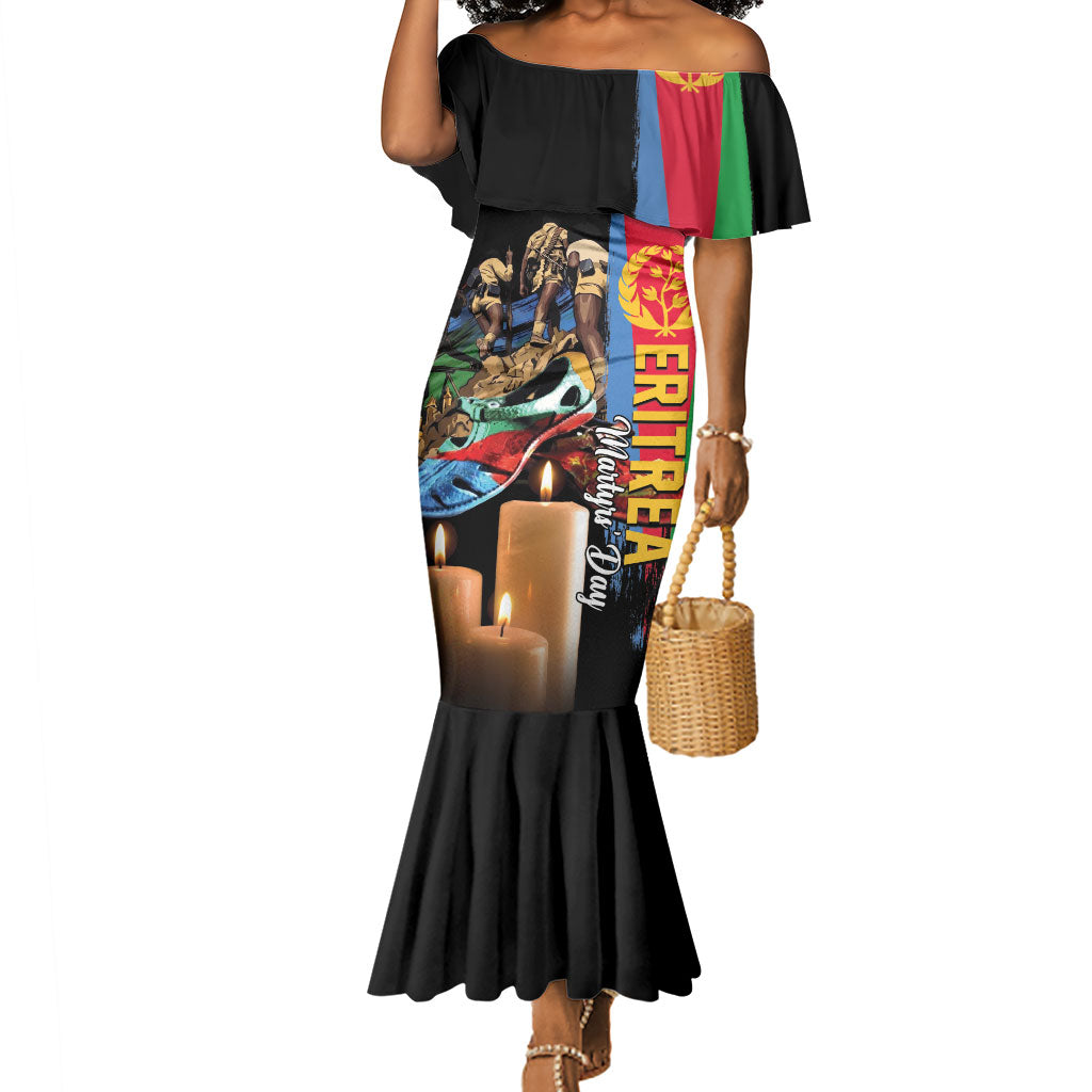 Personalized Eritrea Martyrs Day Mermaid Dress Honoring the Fallen