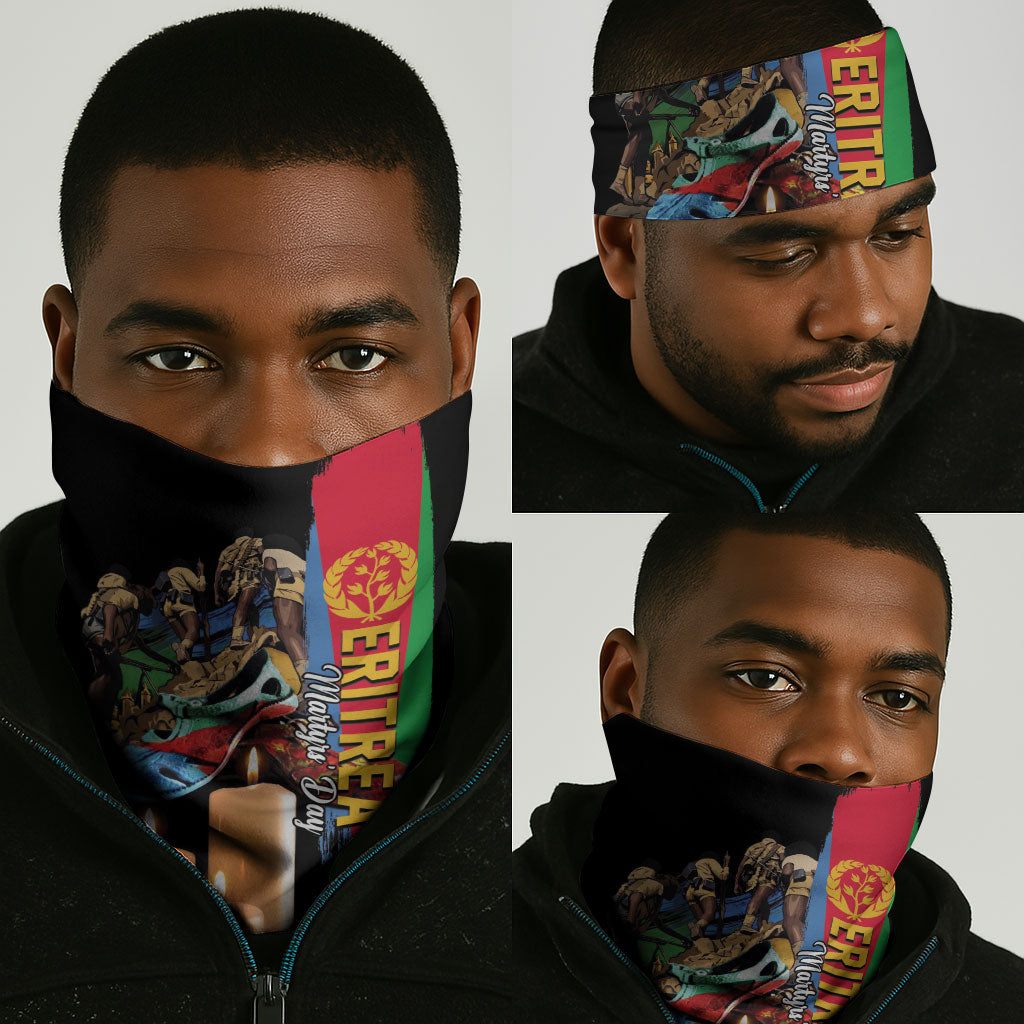 Eritrea Martyrs Day Neck Gaiter Honoring the Fallen