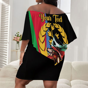 Personalized Eritrea Martyrs Day Off Shoulder Short Dress Honoring the Fallen