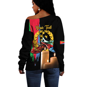 Personalized Eritrea Martyrs Day Off Shoulder Sweater Honoring the Fallen