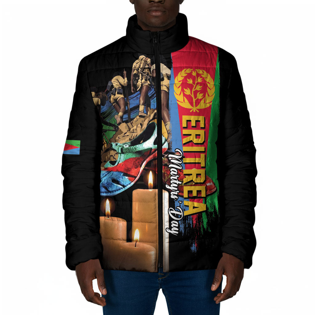 Personalized Eritrea Martyrs Day Padded Jacket Honoring the Fallen