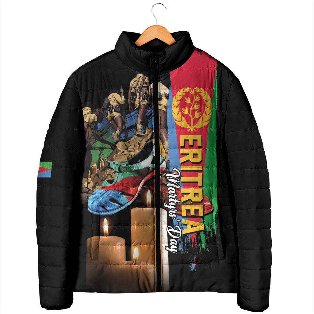 Personalized Eritrea Martyrs Day Padded Jacket Honoring the Fallen