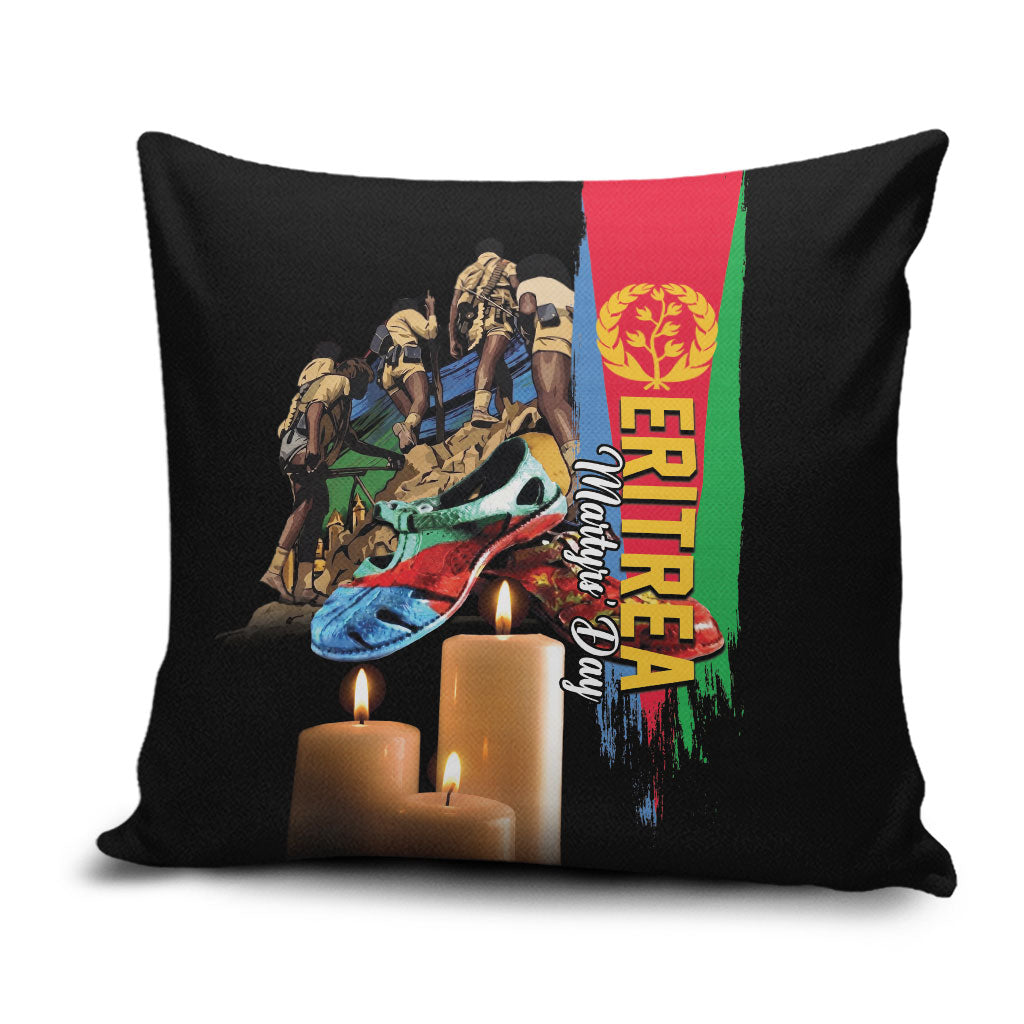 Eritrea Martyrs Day Pillow Cover Honoring the Fallen
