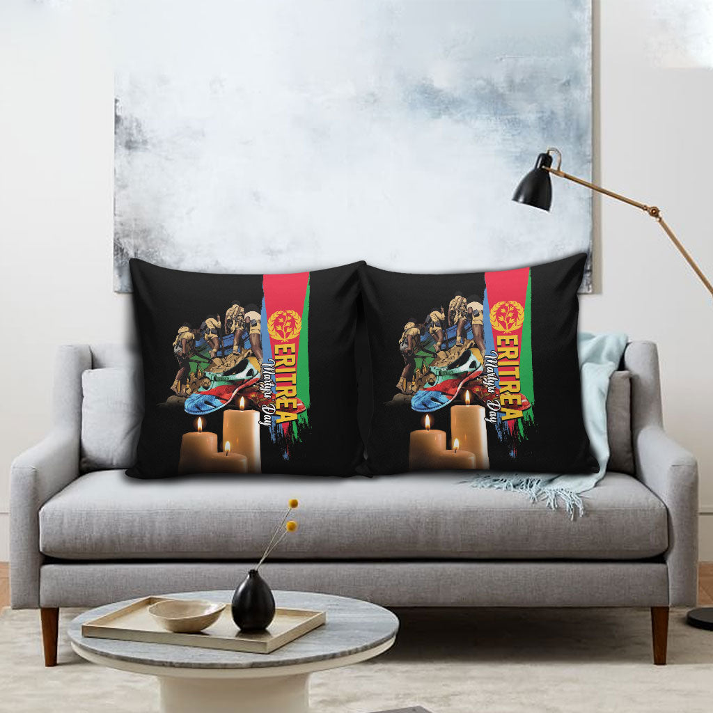 Eritrea Martyrs Day Pillow Cover Honoring the Fallen