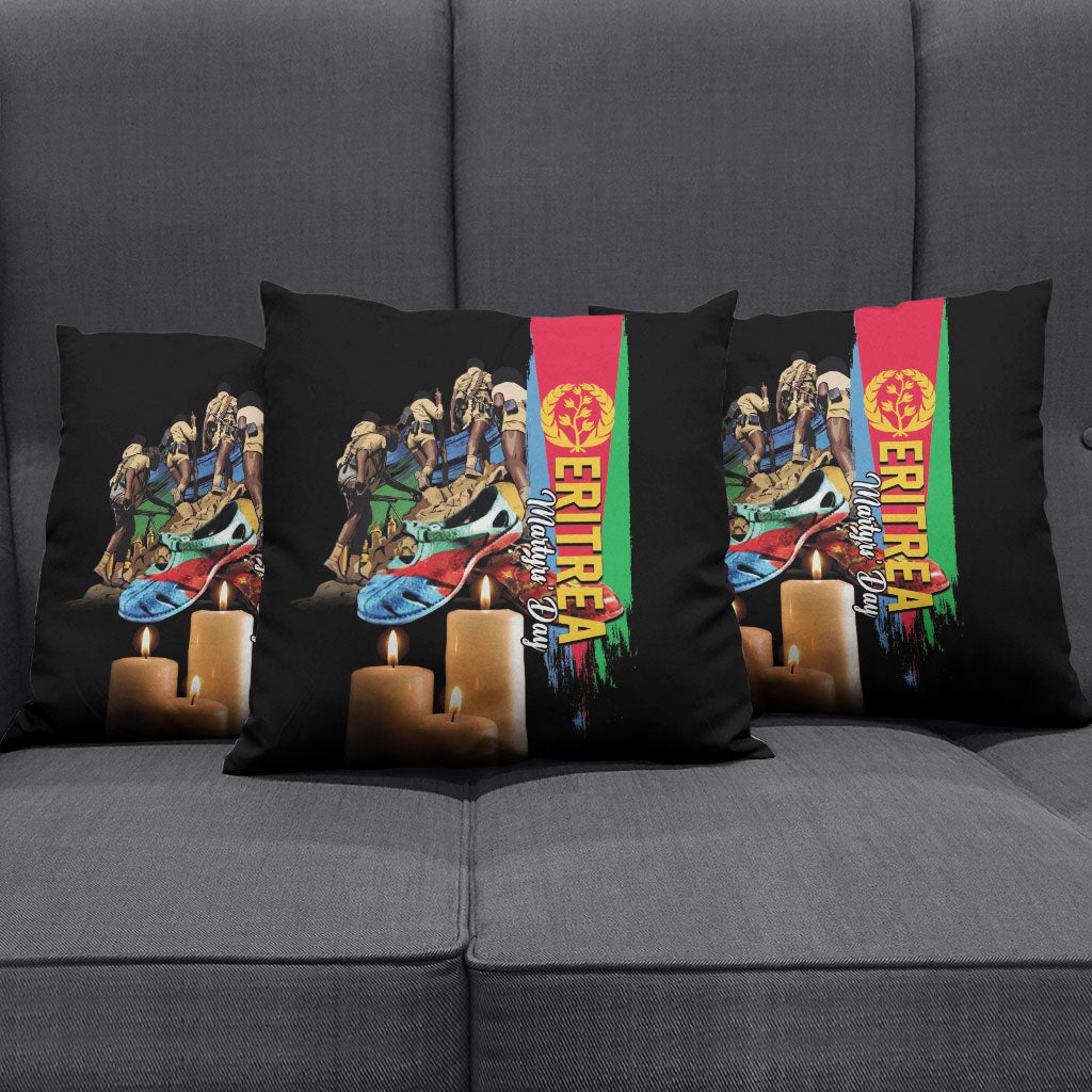 Eritrea Martyrs Day Pillow Cover Honoring the Fallen
