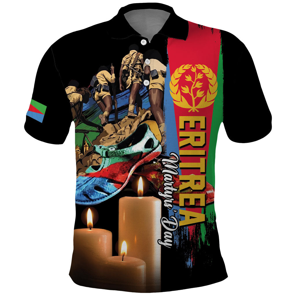 Personalized Eritrea Martyrs Day Polo Shirt Honoring the Fallen