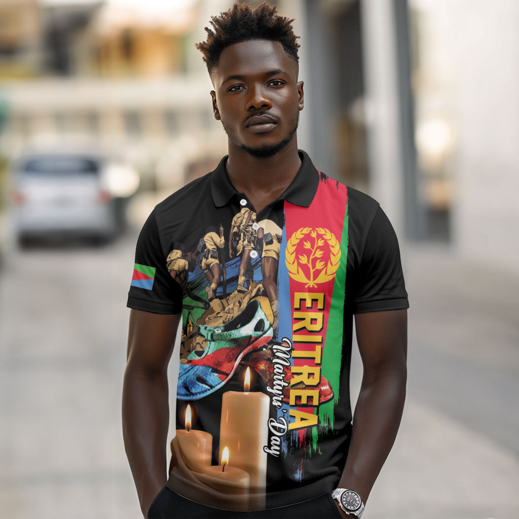 Personalized Eritrea Martyrs Day Polo Shirt Honoring the Fallen