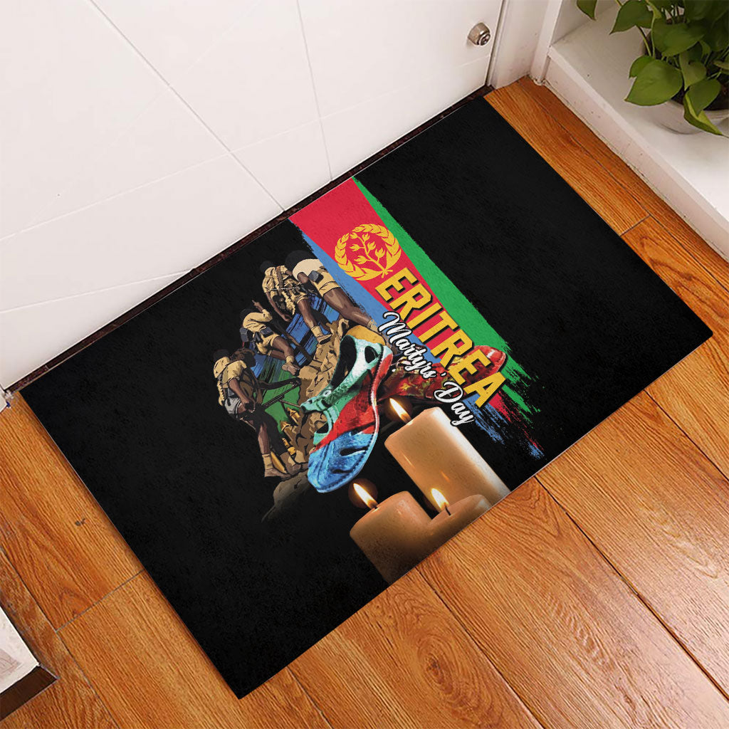 Eritrea Martyrs Day Rubber Doormat Honoring the Fallen